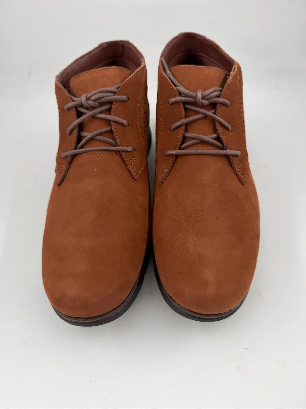 Timberland Mens Franklin Park - SZ 7- Brown Waterproof Suede Chukka Boots Shoes